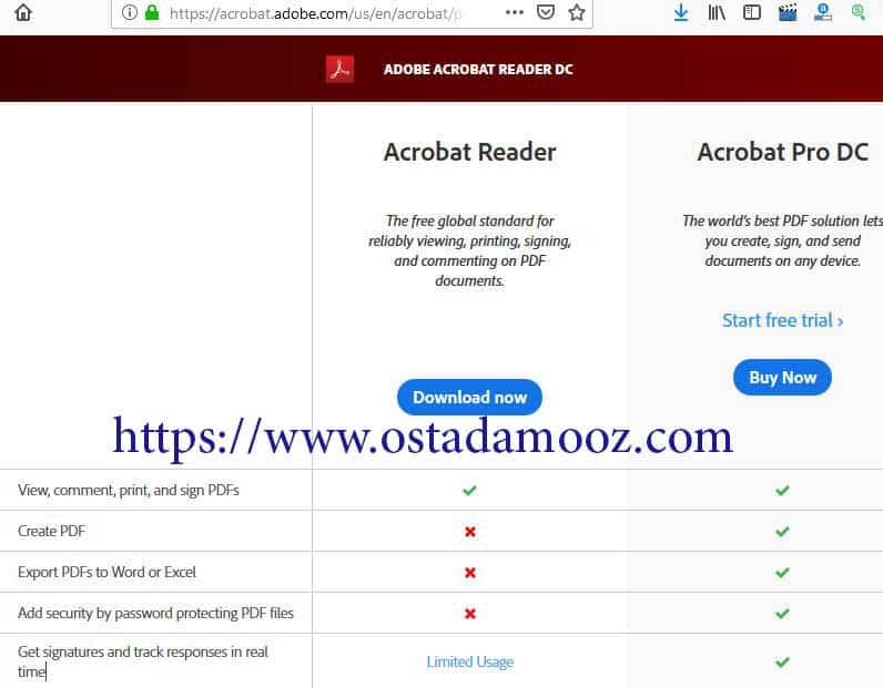 رمز گذاری روی فایل pdfبا نرم افزار acrobat reader